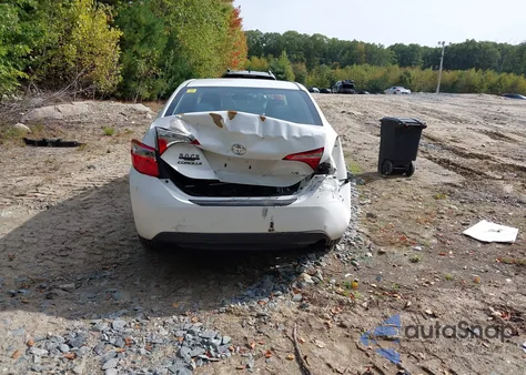 2014 Toyota Corolla Le z USA, uszkodzony, nr VIN 2T1BURHE5EC168425